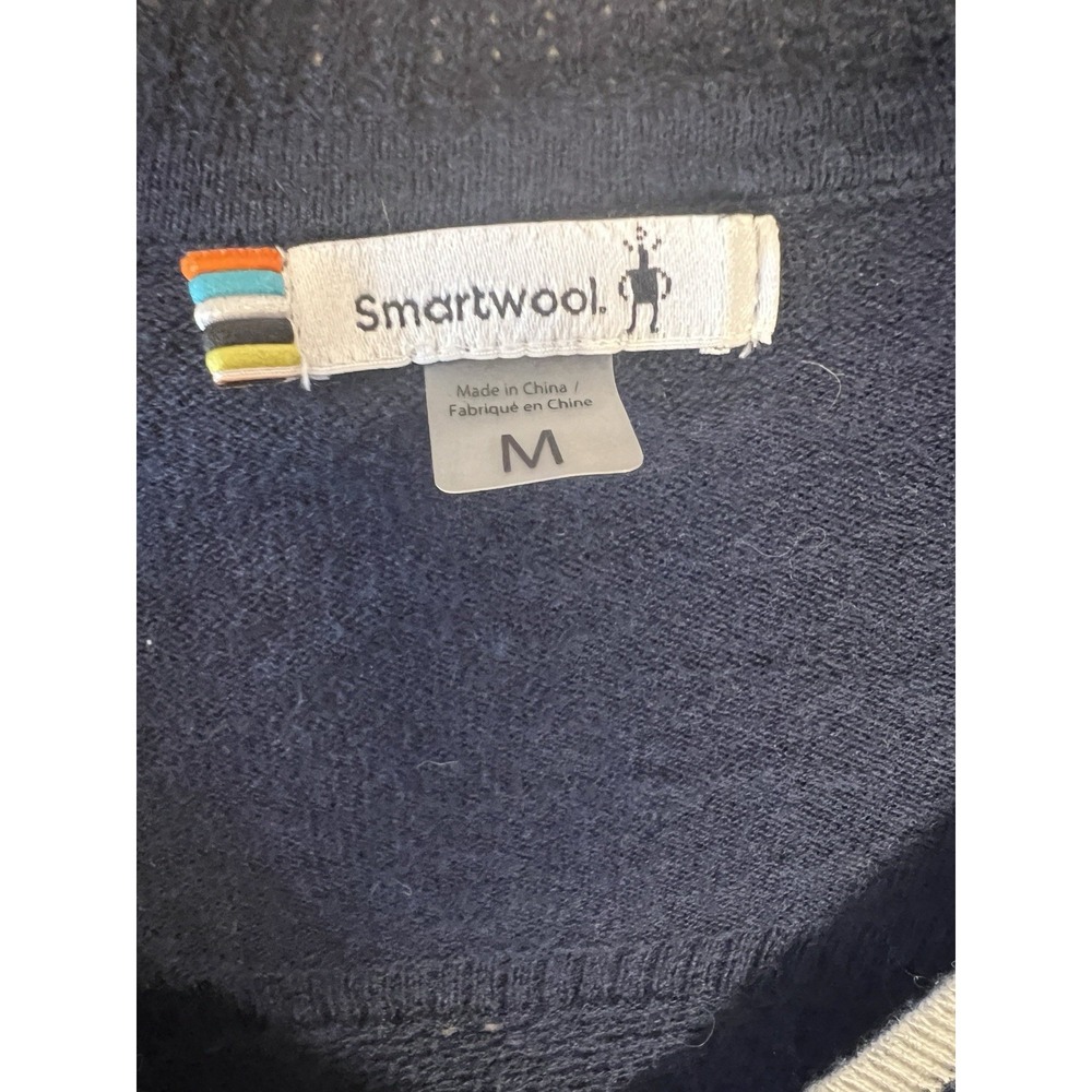 Smartwool Ripple Creek Tunic Sweater Women M‎ Blue Merino Wool Blend Classic - Picture 6 of 9